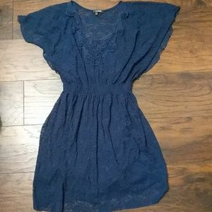 Navy Lace Dress